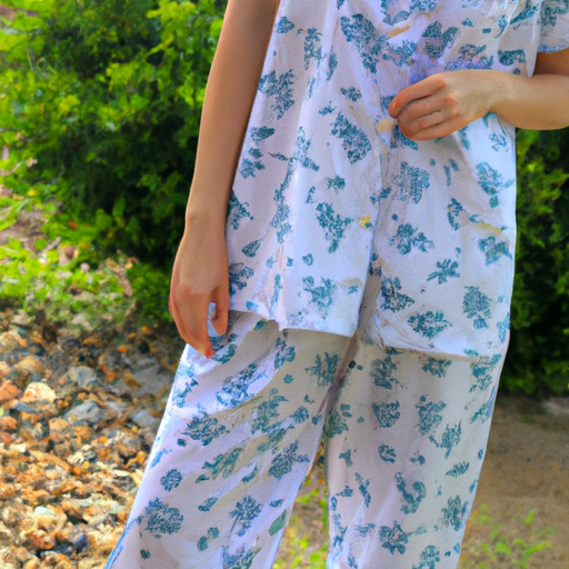 פיג'מת קיץ לנשים ניתנת ללבישה בקלות בבית ובחוץ.